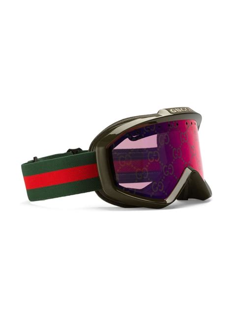 red gucci ski mask|Gucci guccissima ski goggles.